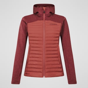 Women's Nula Hybrid Synthetic Insulated Jacket - Red