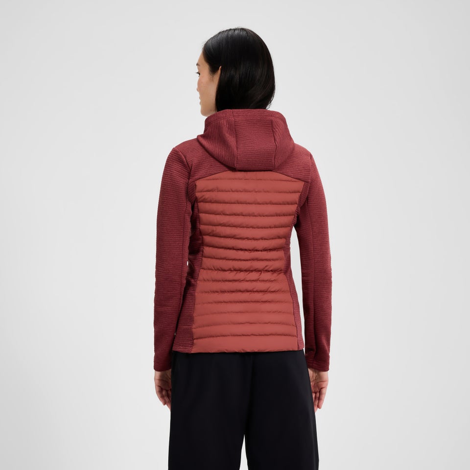 Women's Nula Hybrid Synthetic Insulated Jacket  - Red