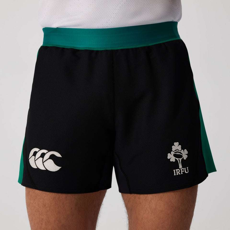 Mens Ireland Alternative Match Shorts Black/Green