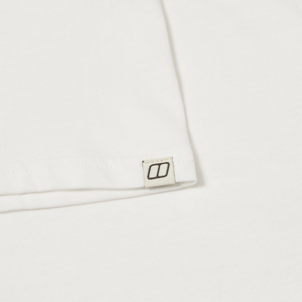 Unisex Contour Lines Tee - Pure White