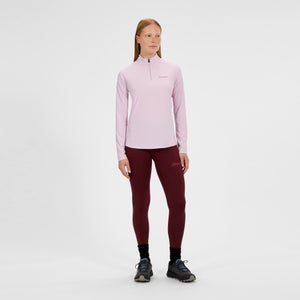 BERGHAUS W 24/7 TECH TEE LS HZ LTPNK/LTPNK - 10