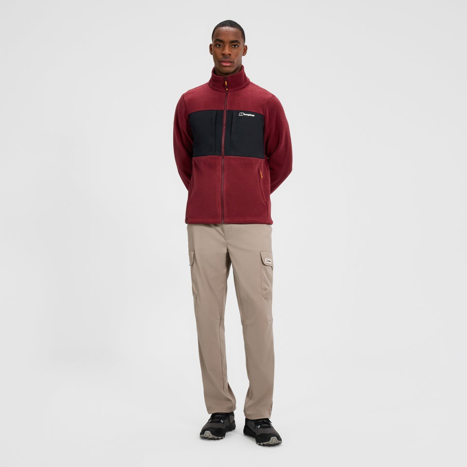 Prism Guide InterActive Polartec Fleecejacke für Herren  - Rot/Schwarz