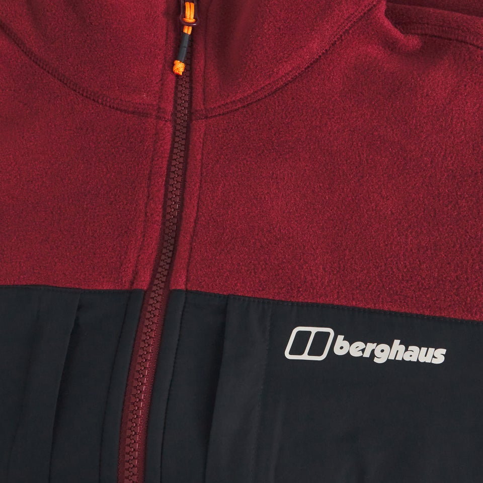 Men's Prism Guide InterActive Polartec Fleece Jacket  - Red/Black