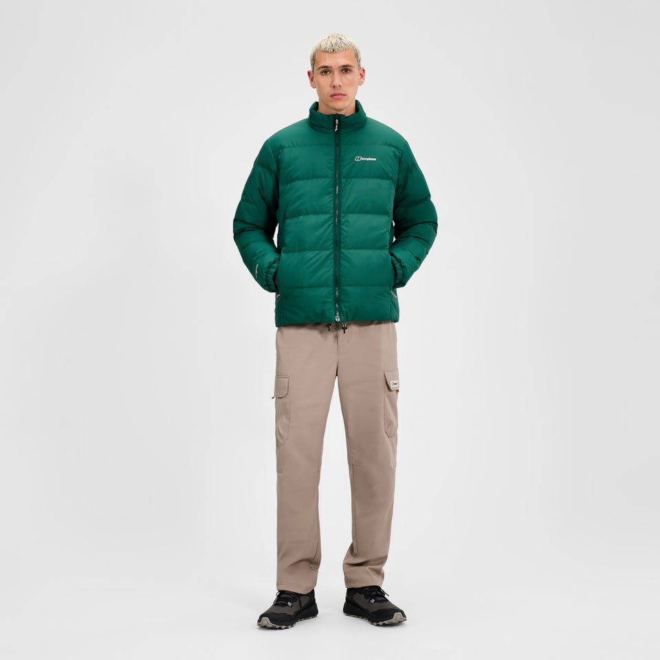 Men's Fulstow Reversible Down Jacket - Green/Black
