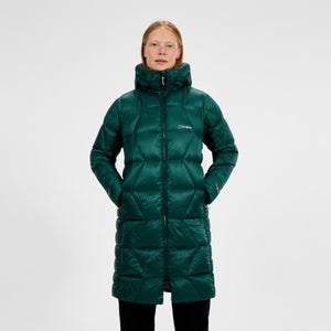 Women's Explorer Long Down Jacket - Green