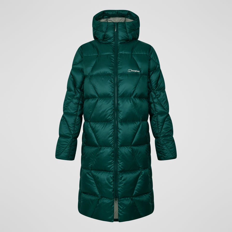 Women's Explorer Long Down Jacket - Green