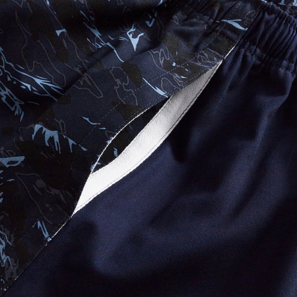 Mens Force Harlequin Drill Shorts Navy