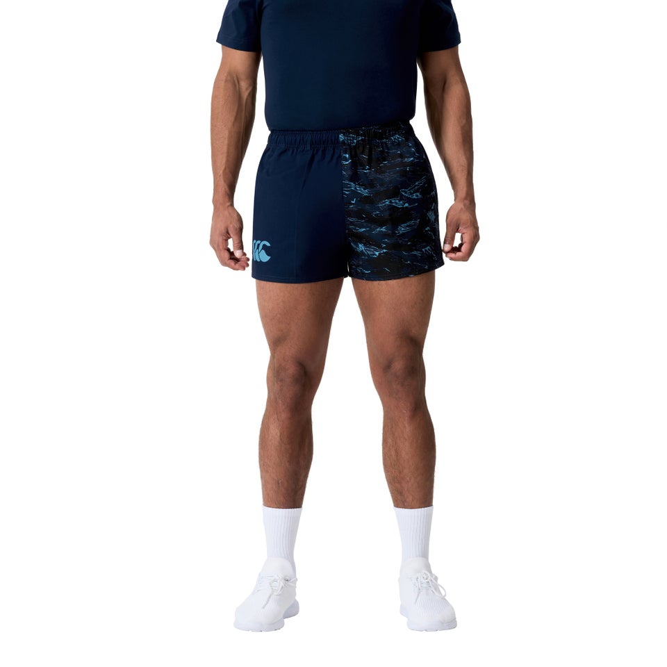 Mens Force Harlequin Drill Shorts Navy