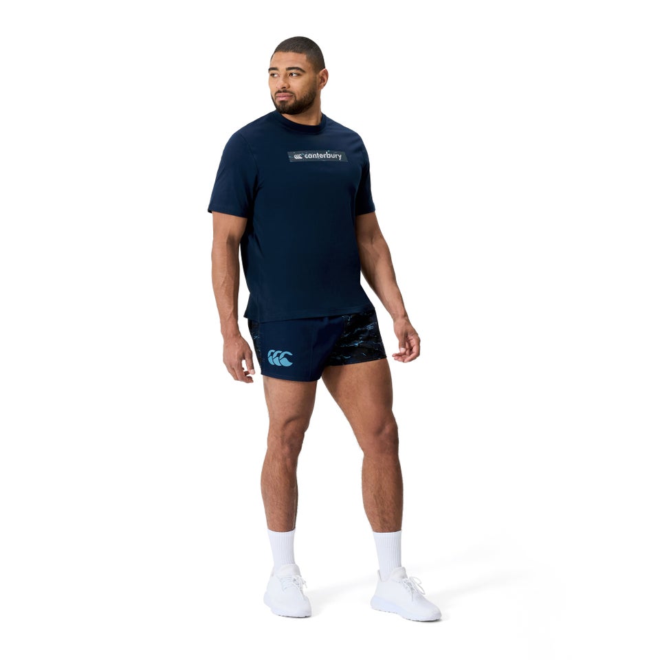 Mens Force Harlequin Drill Shorts Navy