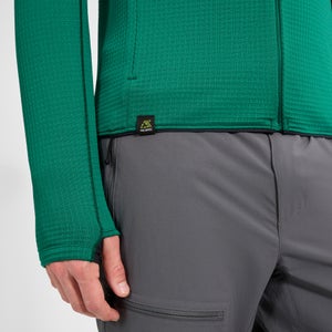 Ridge-Hiker Kapuzenjacke für Herren  - Grün/Schwarz