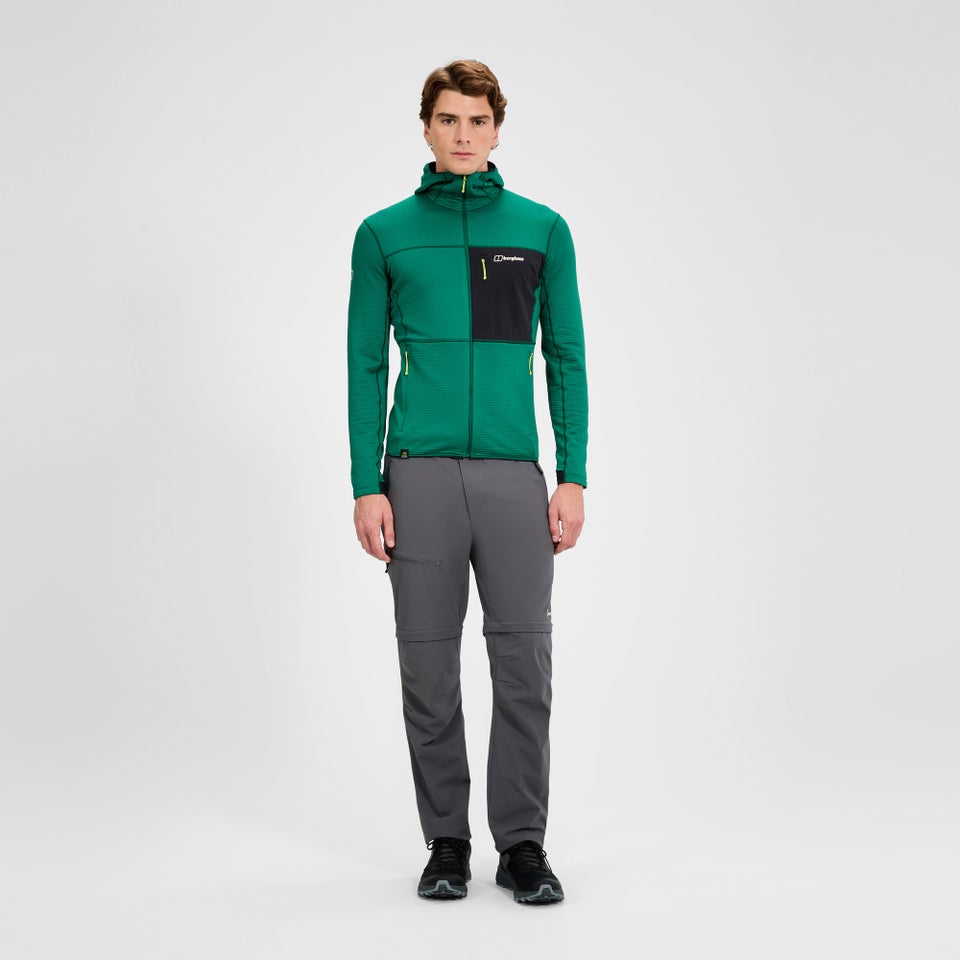 Men's Ridge-Hiker Hooded Jacket  - Green/Black