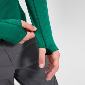 Ridge-Hiker Kapuzenjacke für Herren  - Grün/Schwarz