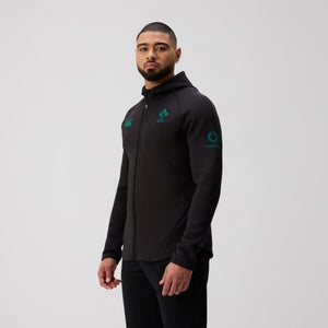 Mens Ireland Full Zip Tech Training Hoody Black/Green