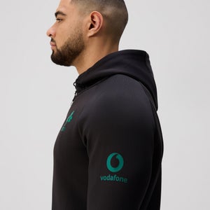 Mens Ireland Full Zip Tech Training Hoody Black/Green