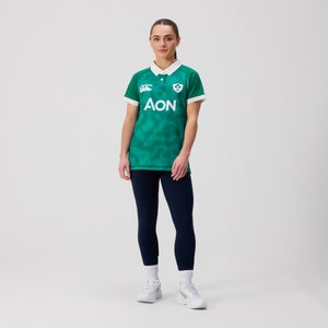 CANTERBURY WOMENS IRE HOM PRO JSY AF GREEN/WHITE - 16