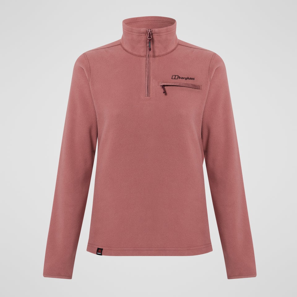 Women's Prism 2.0 Micro Half Zip Polartec Fleece  - Red