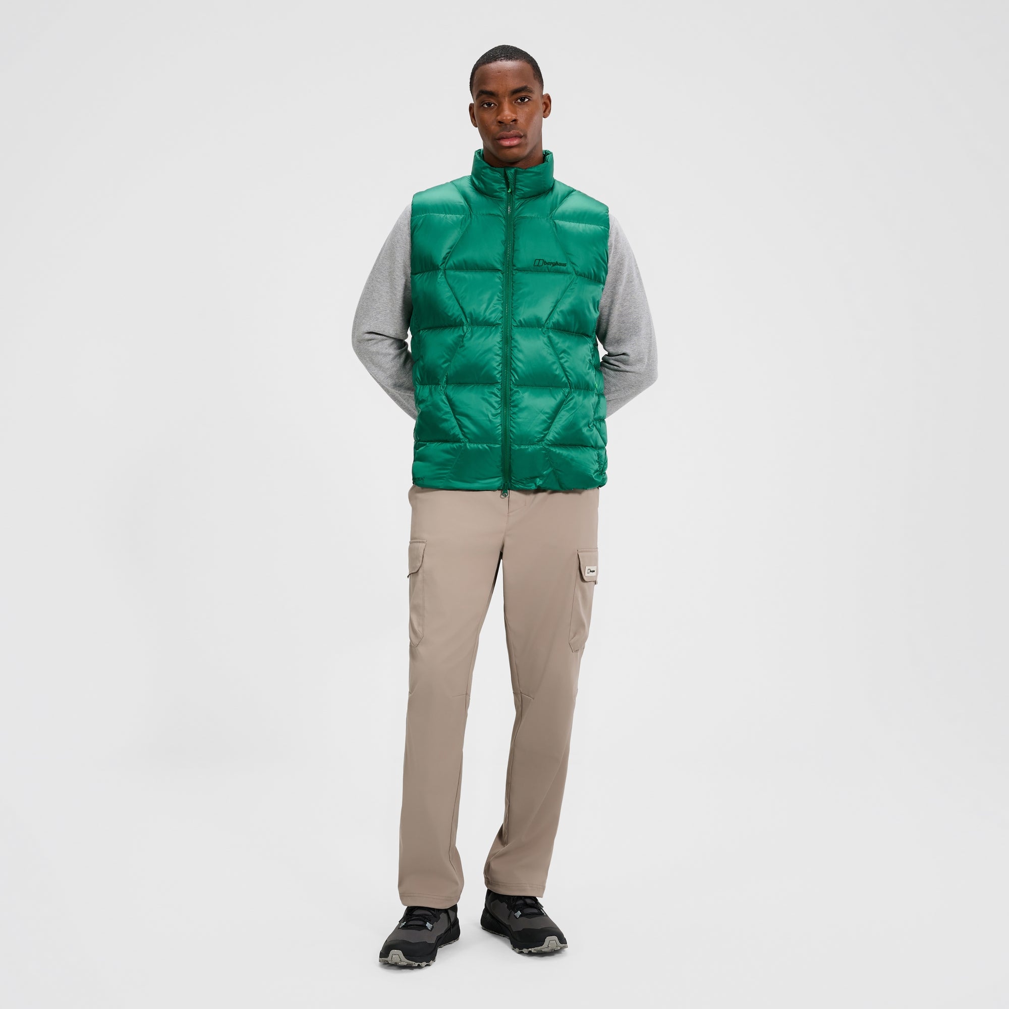 Men's Explorer Down Vest - Green | Berghaus