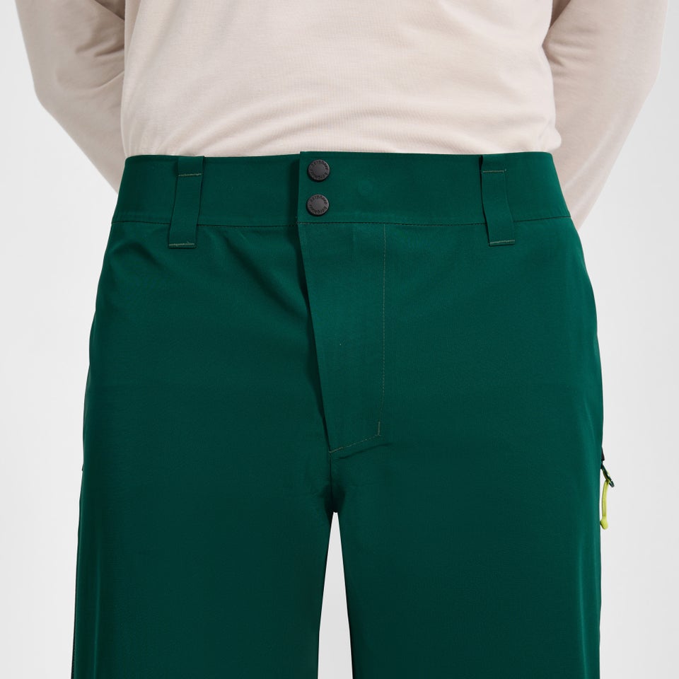 Men's Ridge-Seeker Waterproof Pant Black - Green/Black