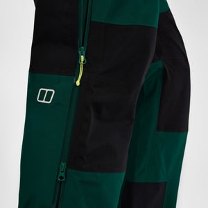 Men's Ridge-Seeker Waterproof Pant Black - Green/Black
