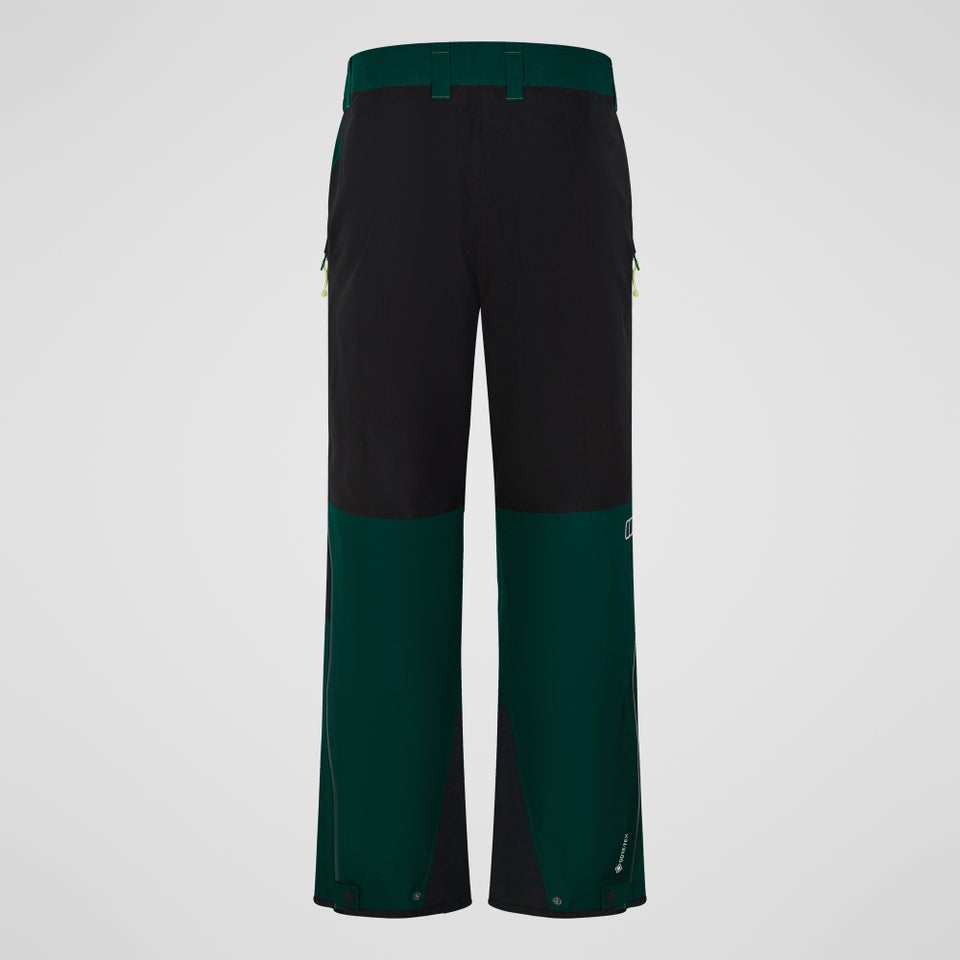 Men's Ridge-Seeker Waterproof Pant Black - Green/Black