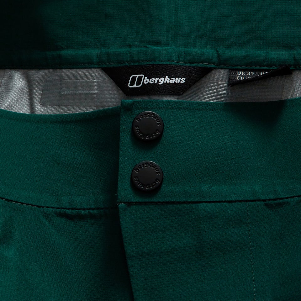 Men's Ridge-Seeker Waterproof Pant Black - Green/Black