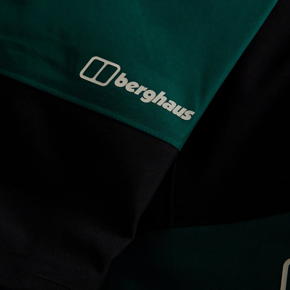 Men's Ridge-Seeker Waterproof Pant Black - Green/Black