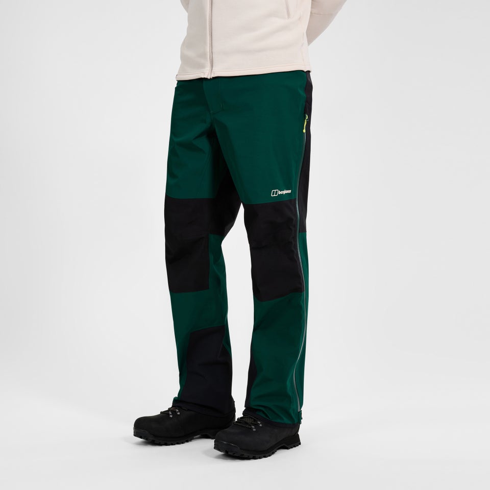Men's Ridge-Seeker Waterproof Pant Black - Green/Black