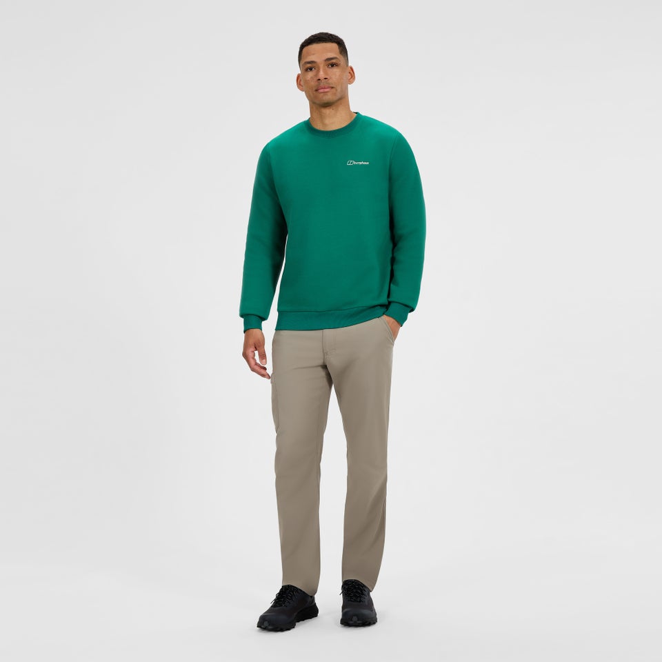 Men's Logo Crew Sweater - Green