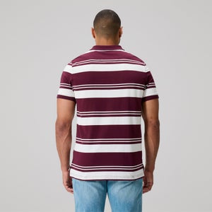 MENS FUNDAMENTALS ENGINEERED STRIPE POLO FIG