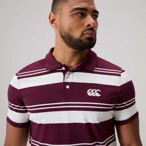 MENS FUNDAMENTALS ENGINEERED STRIPE POLO FIG