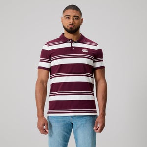 MENS FUNDAMENTALS ENGINEERED STRIPE POLO FIG