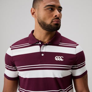 MENS FUNDAMENTALS ENGINEERED STRIPE POLO FIG