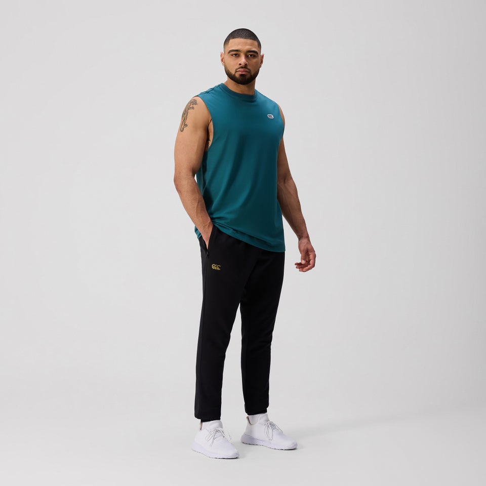 MENS TEMPO+ TAPERED TRACKPANT BLACK