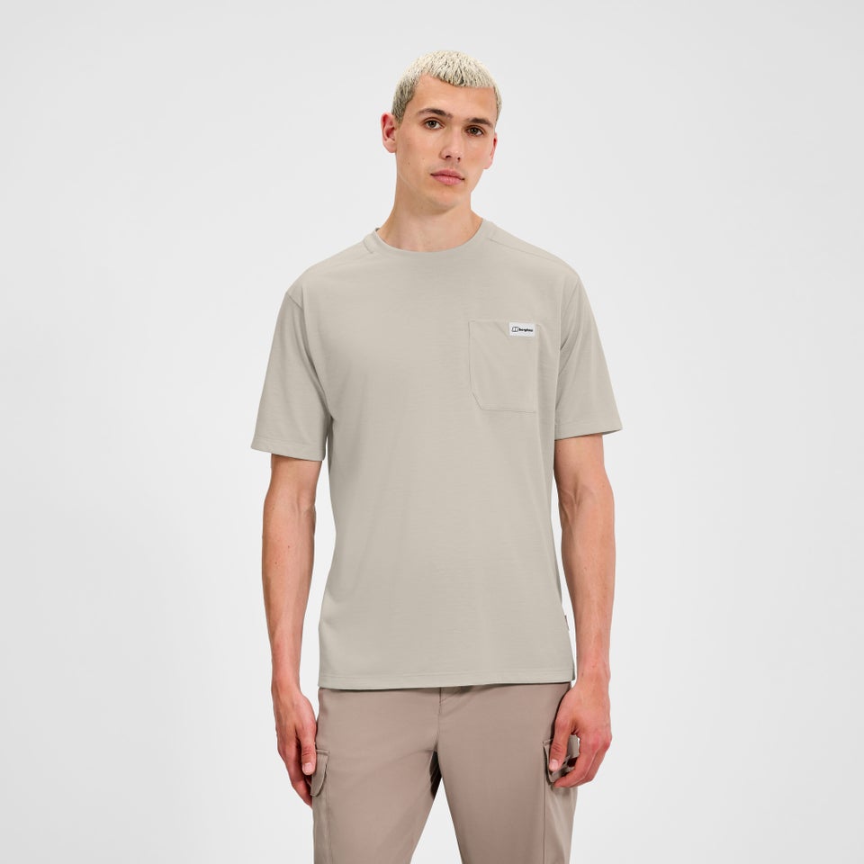 Relaxed Kurzarm-Shirt für Herren - Grau