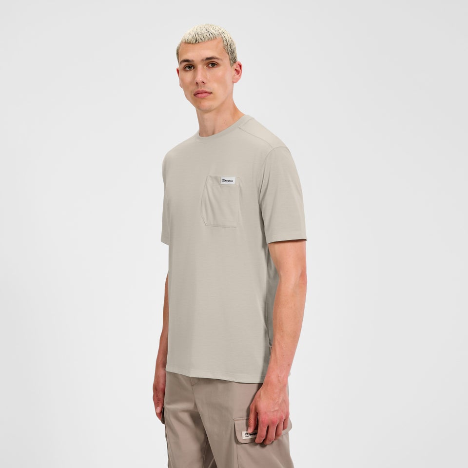 Relaxed Kurzarm-Shirt für Herren - Grau