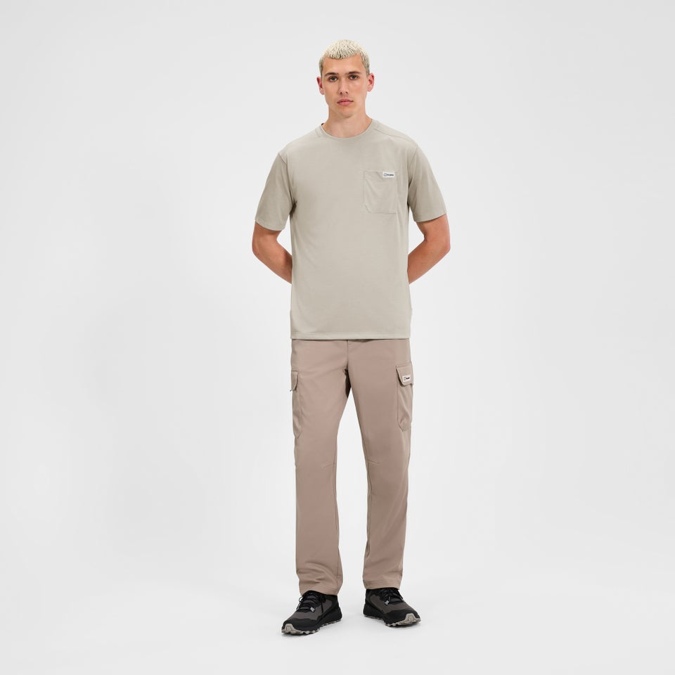 Relaxed Kurzarm-Shirt für Herren - Grau