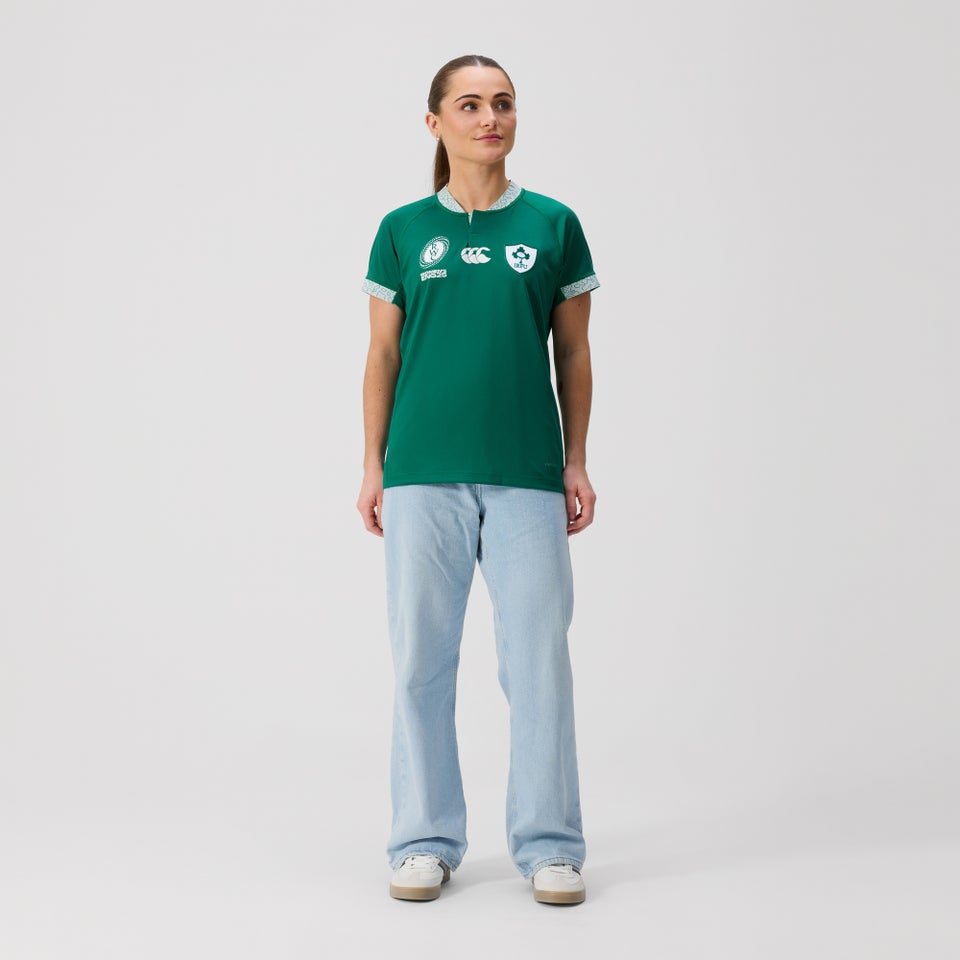 Womens Ireland WRWC Home Pro Jersey Green