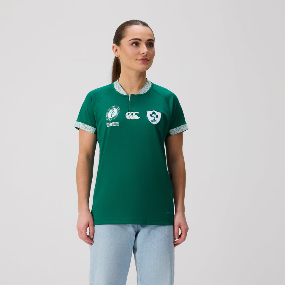 Womens Ireland WRWC Home Pro Jersey Green