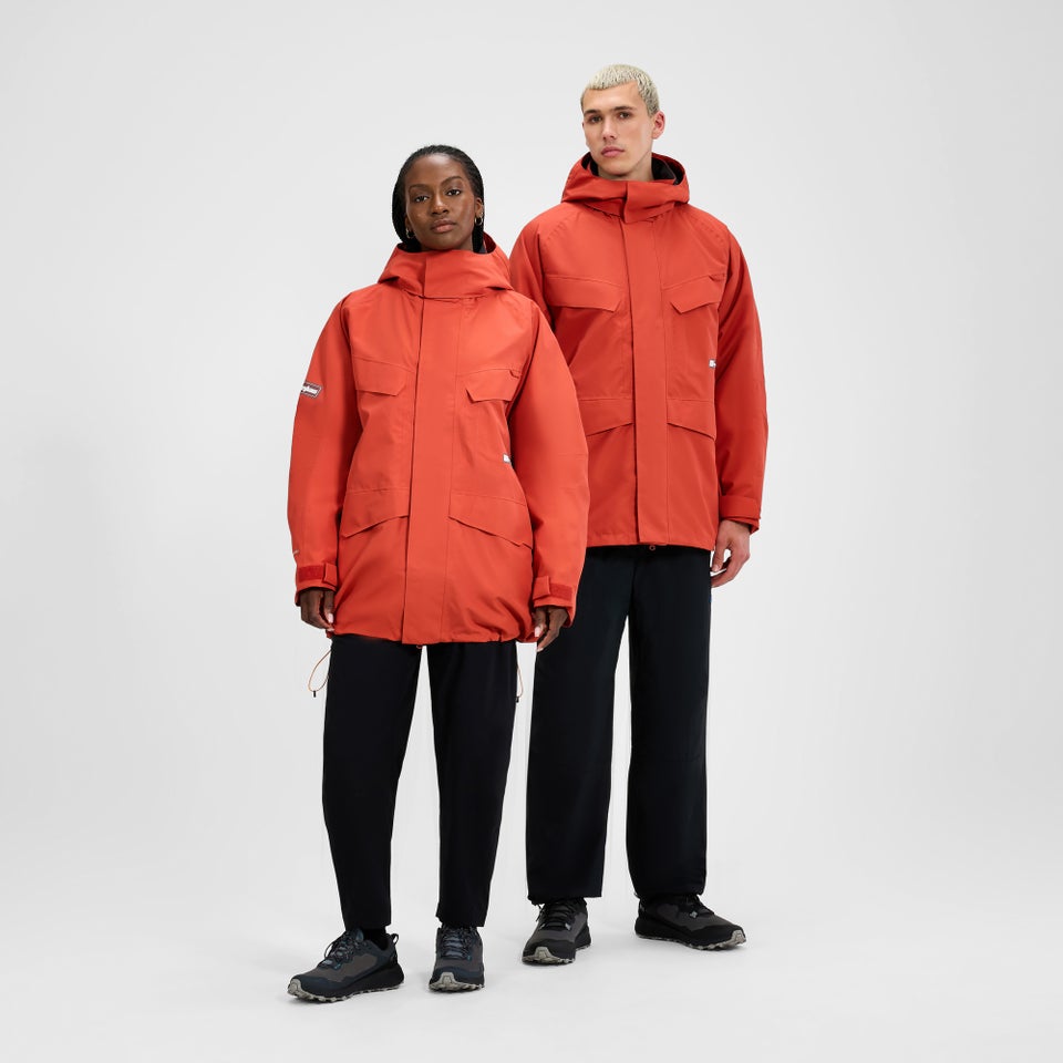 Unisex Volcanism Parka - Orange