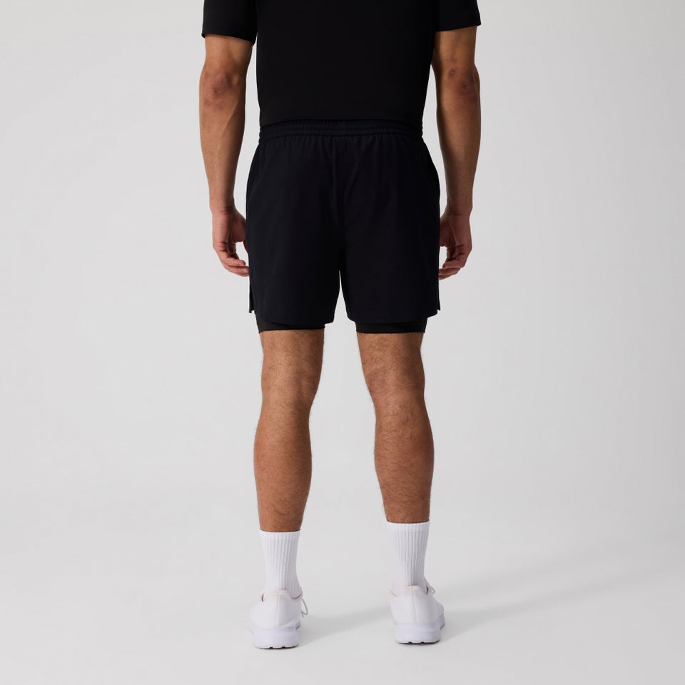 Mens Tempo+ 2-in-1 Short Black