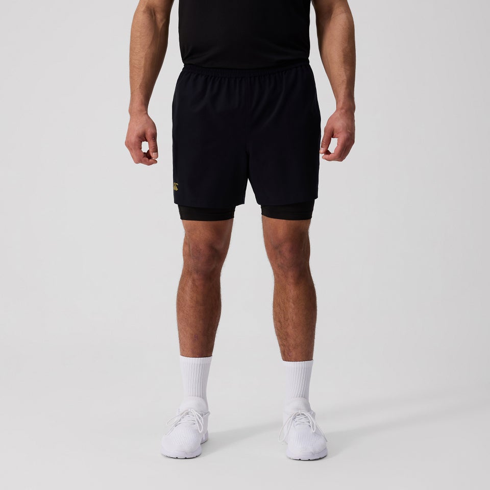 MENS TEMPO+ 2-IN-1 SHORT BLACK