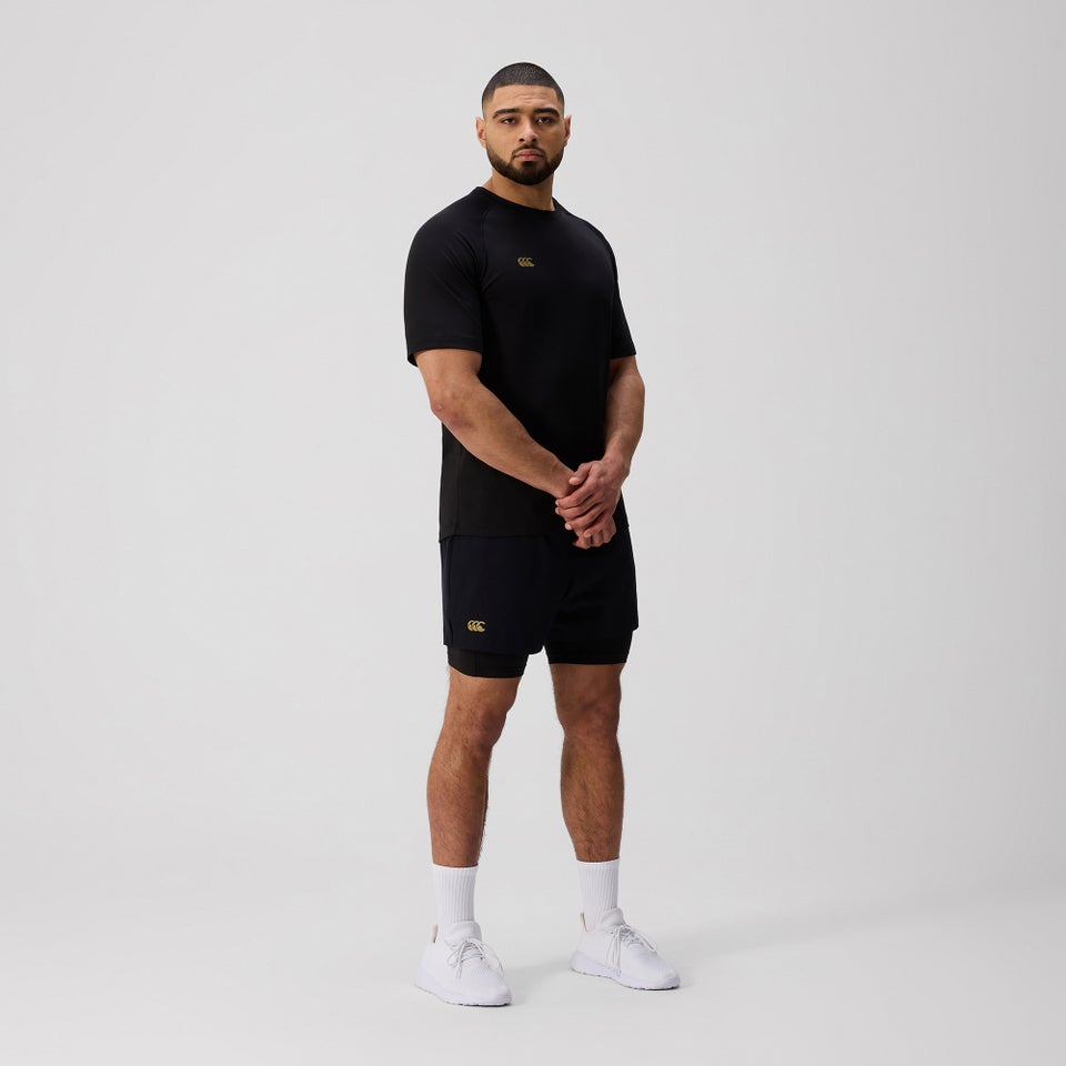 MENS TEMPO+ 2-IN-1 SHORT BLACK