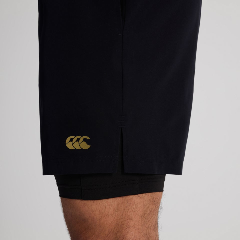 Mens Tempo+ 2-in-1 Short Black