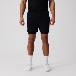 MENS TEMPO+ 2-IN-1 SHORT BLACK - 2XL