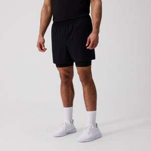 MENS TEMPO+ 2-IN-1 SHORT BLACK