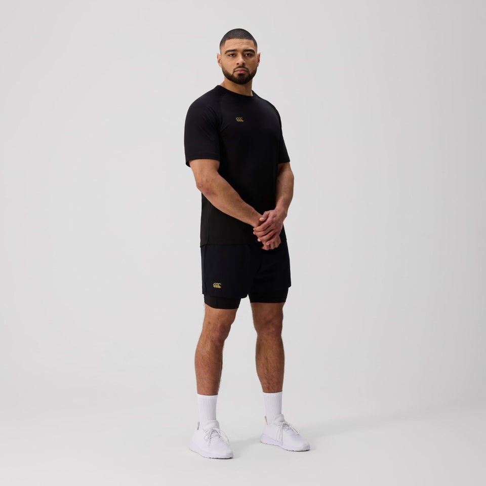MENS TEMPO+ 2-IN-1 SHORT BLACK
