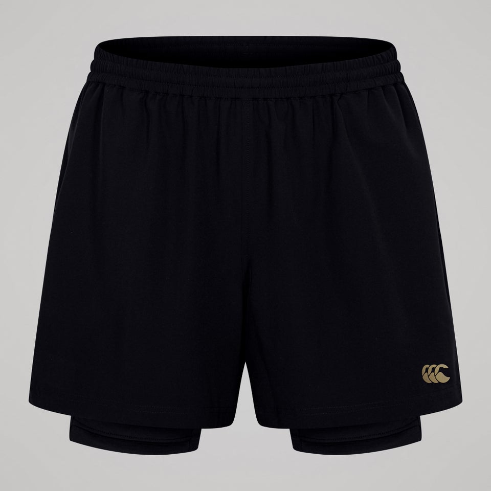 Mens Tempo+ 2-in-1 Short Black