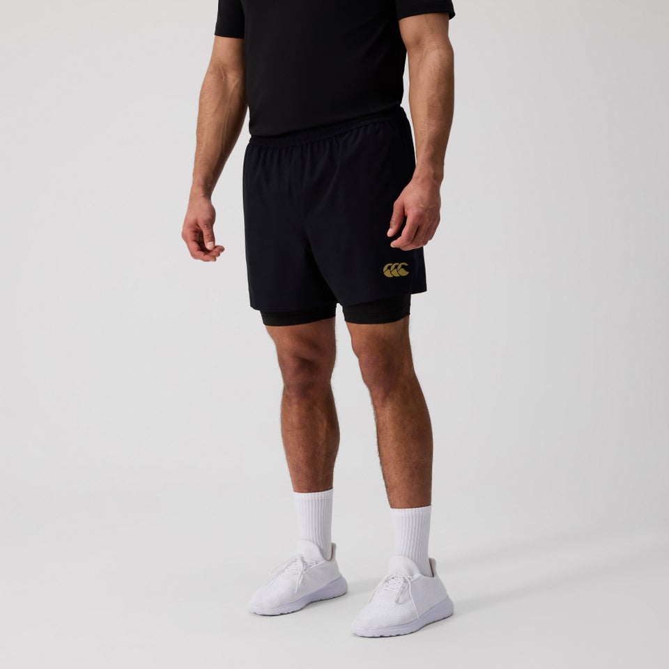 Mens Tempo+ 2-in-1 Short Black