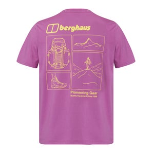 Unisex Hiker Storyboard Tee - Pink Mist