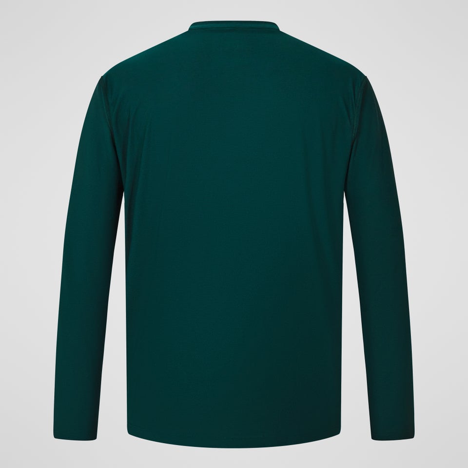 Men's  24/7 Crew Long Sleeve Tech Tee - Green